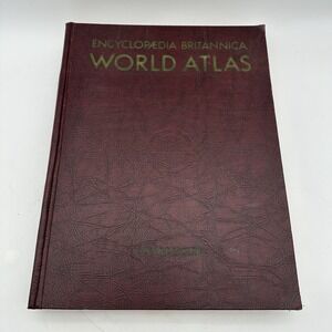 Vintage 1957 Encyclopedia Britannica World Atlas Unabridged Printed In The U.S.A